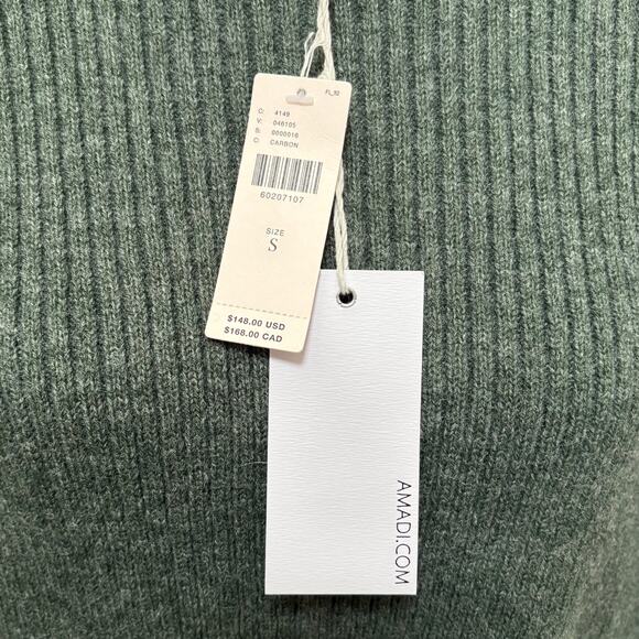 Anthropologie Amadi Alma Cozy Cardigan Sweater Small Green NWT - Picture 4 of 5